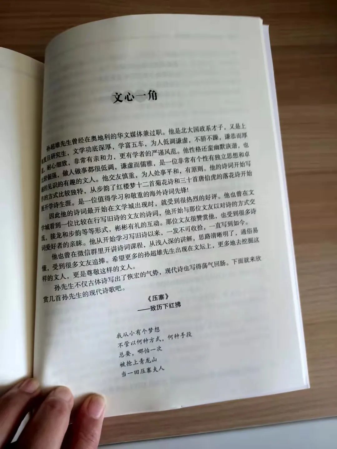 【Zi拍同吟】以琳：诗，即使变成了铅字，可还是诗——为剑兄《湖山集》出版而作