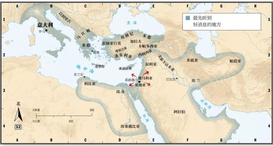 圣经地图12张