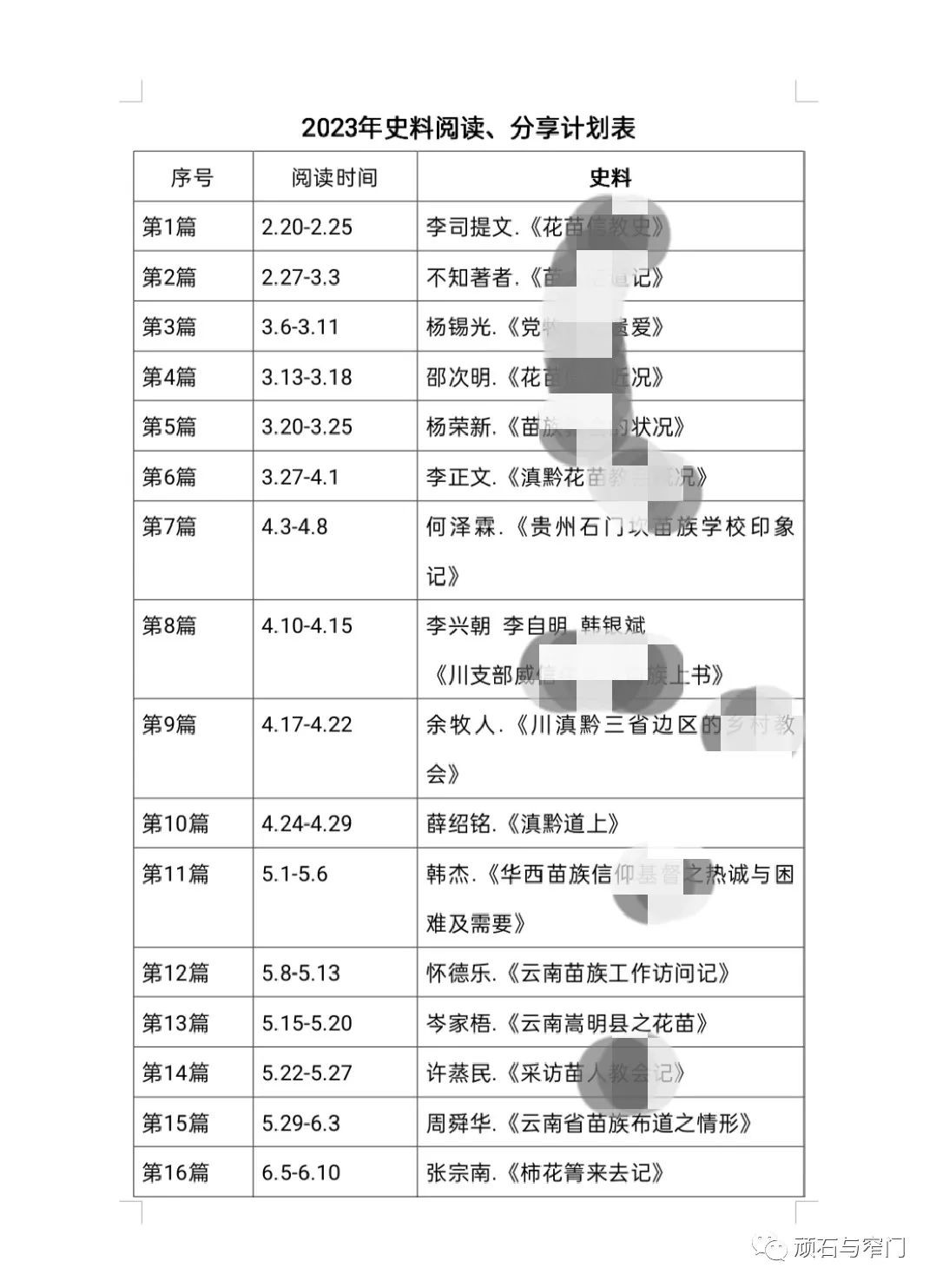 邀请你加入和笔者一起阅读清末民国史料