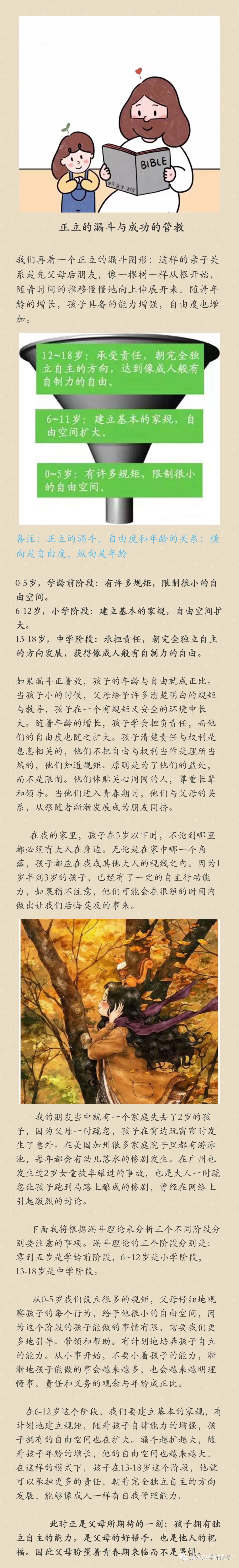 《爱的管教》之漏斗管教原则