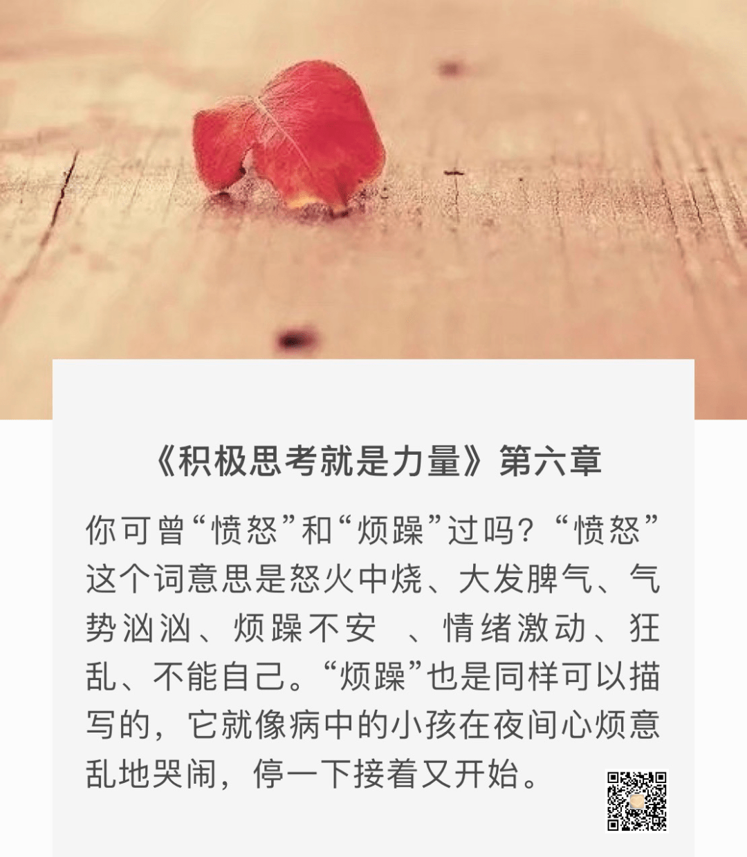 小舒 | 积极思考就是力量