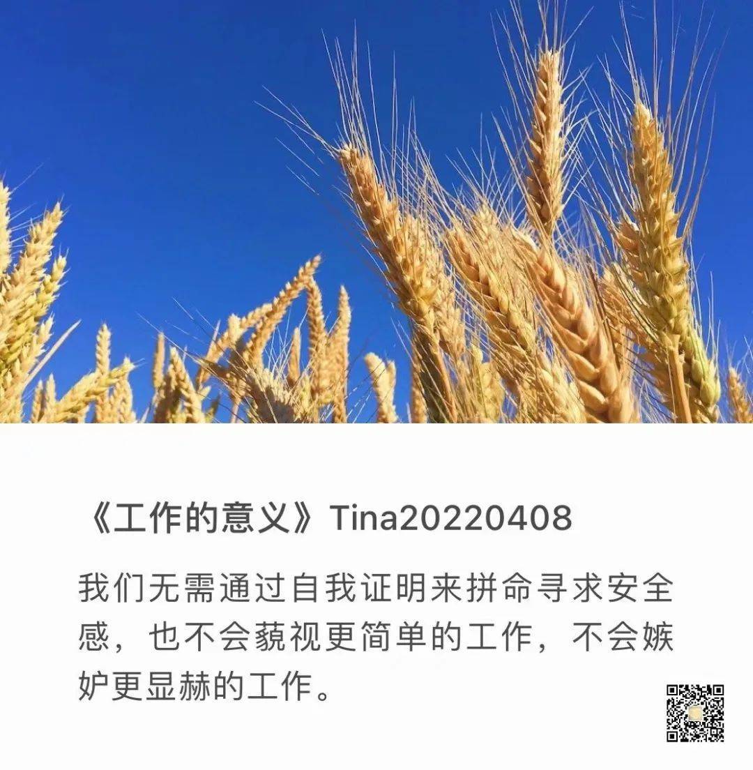 小舒 | 工作的意义是什么？