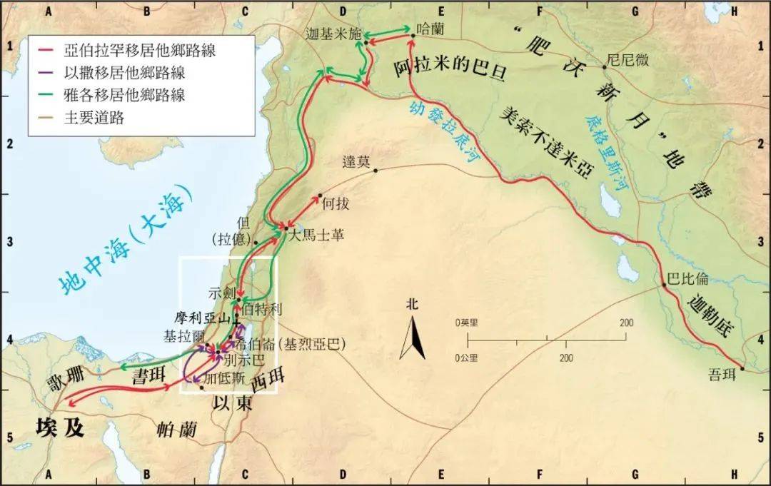 推荐收藏｜特别重要的60张圣经地图